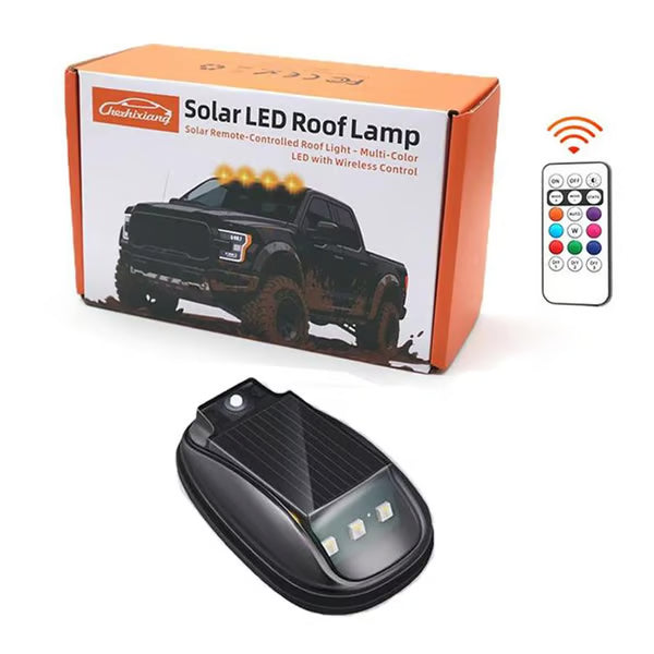 Solar Car Roof RGB Strobe Light