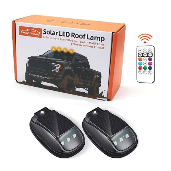Solar Car Roof RGB Strobe Light