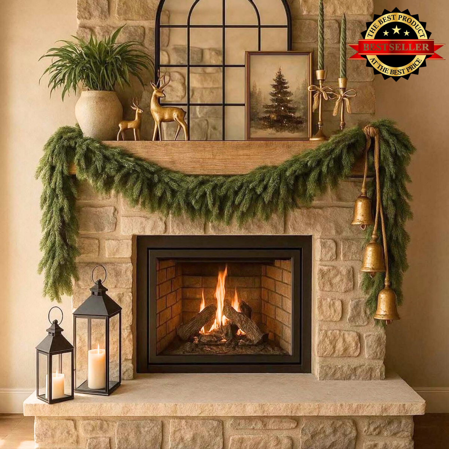 ⛄ 2025 Ultra-Real Cedar Luxe Garlands 🎅 Transform Your Home Into a Cozy Holiday Wonderland 🎄