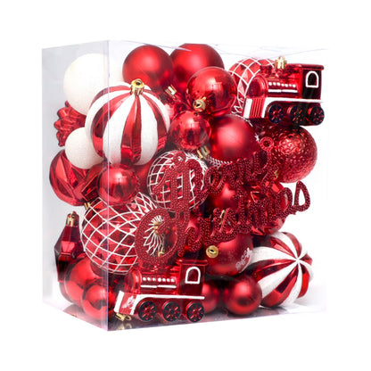🔥 SALE UP TO 35% 🎄 Christmas Balls Set - Christmas Tree Decoration Set Pendant for Xmas Tree 🌲