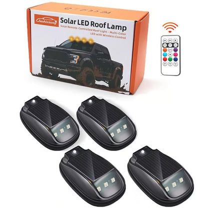 Solar Car Roof RGB Strobe Light